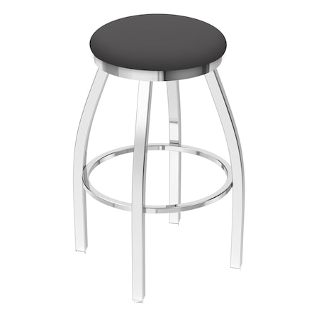 Holland Bar Stool Co 36" Swivel X-Tall Bar Stool, Chrome Finish, Canter Storm Seat 80236CH004